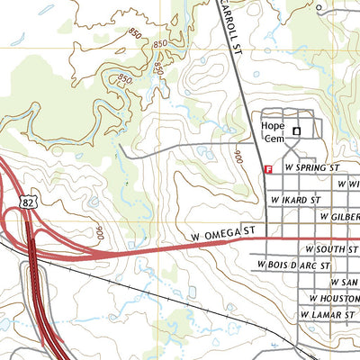 United States Geological Survey Henrietta, TX (2022, 24000-Scale) digital map