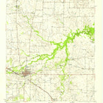 United States Geological Survey Henrietta, TX-OK (1956, 62500-Scale) digital map