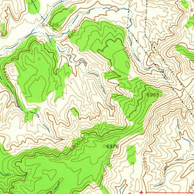 United States Geological Survey Henrieville, UT (1964, 24000-Scale) digital map
