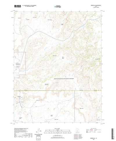 United States Geological Survey Henrieville, UT (2020, 24000-Scale) digital map
