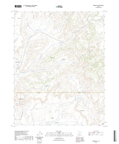 United States Geological Survey Henrieville, UT (2023, 24000-Scale) digital map