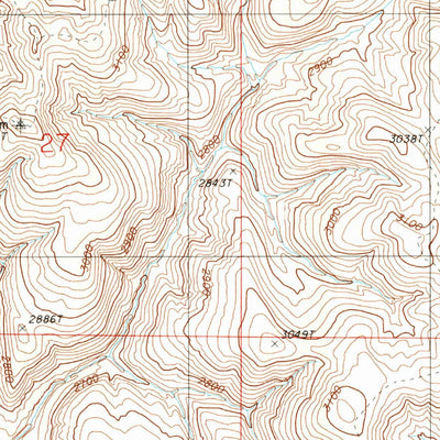 United States Geological Survey Henry Gulch, OR (1988, 24000-Scale) digital map
