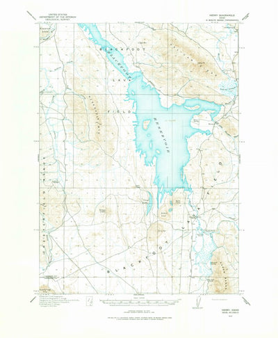 United States Geological Survey Henry, ID (1914, 62500-Scale) digital map