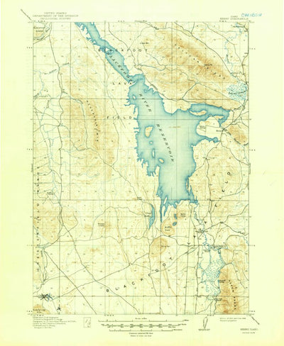 United States Geological Survey Henry, ID (1916, 62500-Scale) digital map