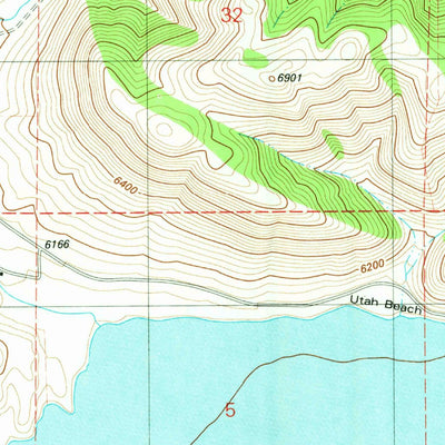 United States Geological Survey Henry, ID (1981, 24000-Scale) digital map