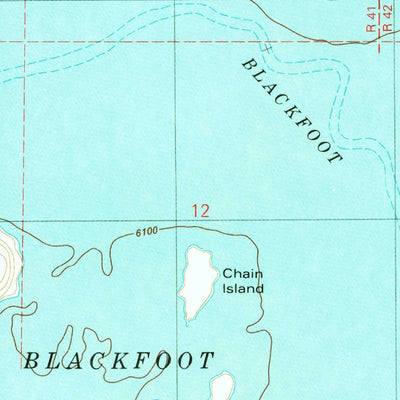 United States Geological Survey Henry, ID (1981, 24000-Scale) digital map
