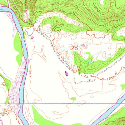 United States Geological Survey Henryetta SW, OK (1962, 24000-Scale) digital map