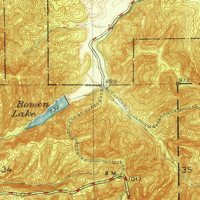 United States Geological Survey Henryville, IN (1949, 24000-Scale) digital map