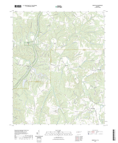 United States Geological Survey Henryville, TN (2023, 24000-Scale) digital map