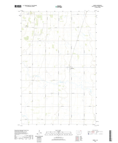 United States Geological Survey Hensel, ND (2020, 24000-Scale) digital map