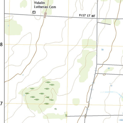 United States Geological Survey Hensel, ND (2020, 24000-Scale) digital map