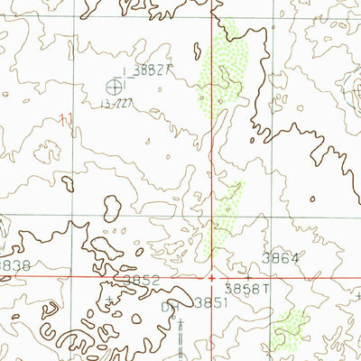 United States Geological Survey Henshaw Tank, NM (1985, 24000-Scale) digital map