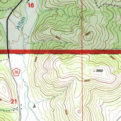 United States Geological Survey Hensley Butte, OR (1992, 24000-Scale) digital map