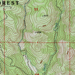 United States Geological Survey Hensley Butte, OR (1992, 24000-Scale) digital map