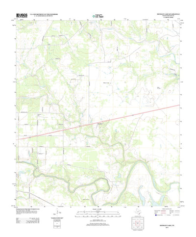 United States Geological Survey Hensley Lake, TX (2013, 24000-Scale) digital map