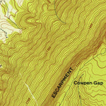 United States Geological Survey Henson Gap, TN (1947, 24000-Scale) digital map