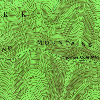 United States Geological Survey Hensonville, NY (1945, 24000-Scale) digital map