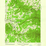 United States Geological Survey Hensonville, NY (1946, 24000-Scale) digital map