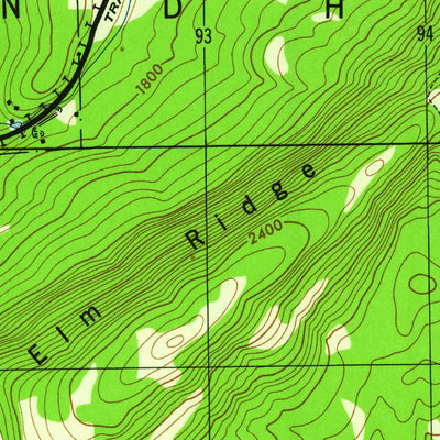 United States Geological Survey Hensonville, NY (1946, 24000-Scale) digital map