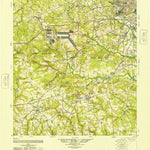 United States Geological Survey Hephzibah, GA (1948, 62500-Scale) digital map