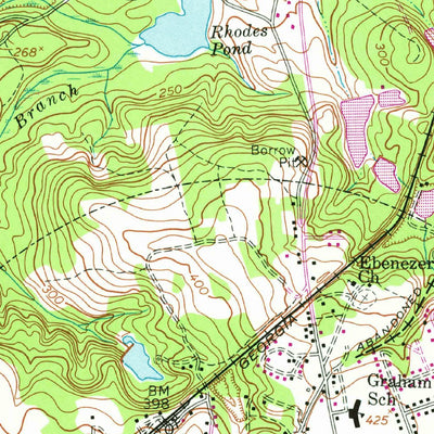 United States Geological Survey Hephzibah, GA (1957, 24000-Scale) digital map