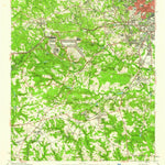 United States Geological Survey Hephzibah, GA (1957, 62500-Scale) digital map