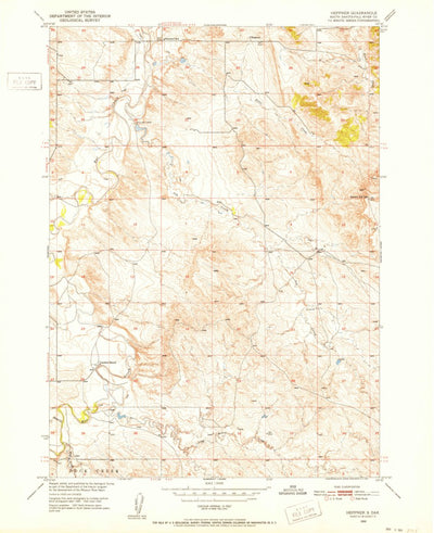 United States Geological Survey Heppner, SD (1950, 24000-Scale) digital map