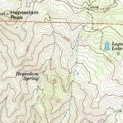 United States Geological Survey Hepsedam Peak, CA (1969, 24000-Scale) digital map