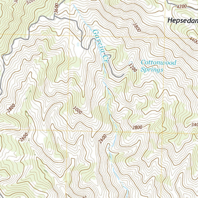 United States Geological Survey Hepsedam Peak, CA (2021, 24000-Scale) digital map