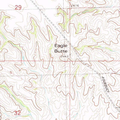 United States Geological Survey Herbert Creek, SD (1981, 24000-Scale) digital map