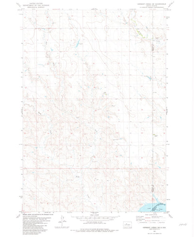 United States Geological Survey Herbert Creek SW, SD (1981, 24000-Scale) digital map