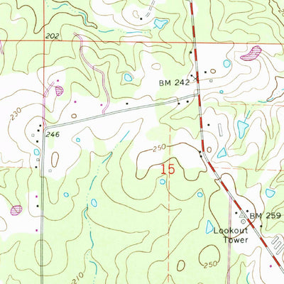 United States Geological Survey Herbine, AR (1970, 24000-Scale) digital map