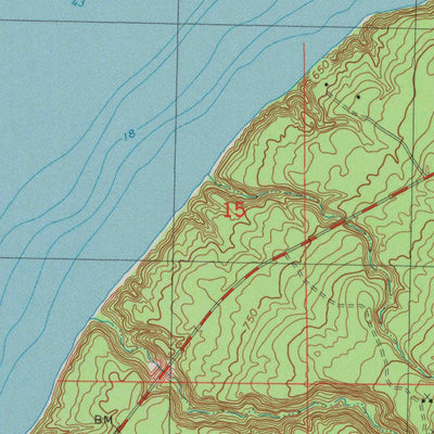 United States Geological Survey Herbster, WI (1984, 24000-Scale) digital map