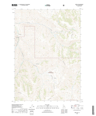 United States Geological Survey Herd Lake, ID (2020, 24000-Scale) digital map