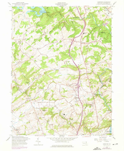 United States Geological Survey Hereford, MD (1958, 24000-Scale) digital map