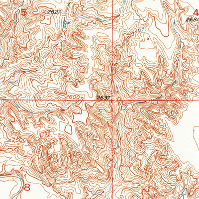 United States Geological Survey Hereford NE, SD (1953, 24000-Scale) digital map