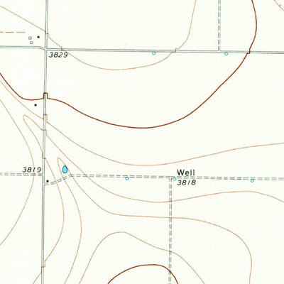 United States Geological Survey Hereford NE, TX (1971, 24000-Scale) digital map