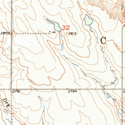United States Geological Survey Hereford, SD (1953, 24000-Scale) digital map