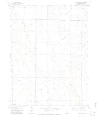 United States Geological Survey Hereford SE, CO (1972, 24000-Scale) digital map