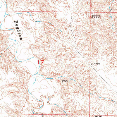 United States Geological Survey Hereford SW, SD (1953, 24000-Scale) digital map