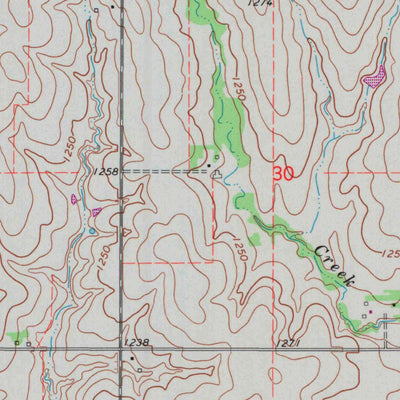 United States Geological Survey Herkimer, KS (1966, 24000-Scale) digital map