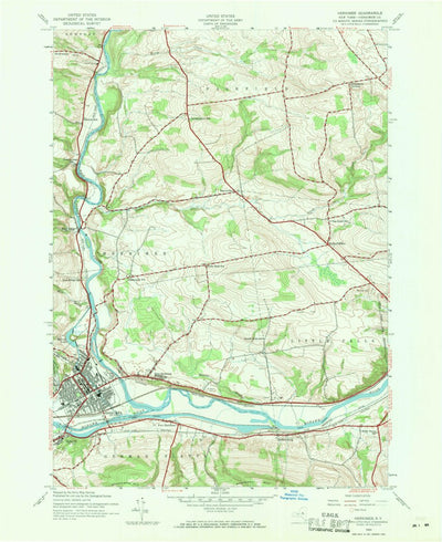 United States Geological Survey Herkimer, NY (1943, 24000-Scale) digital map