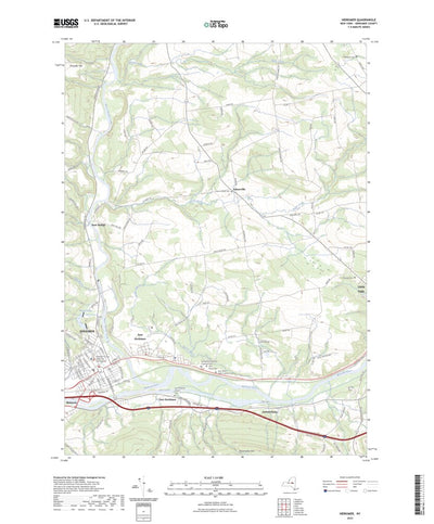 United States Geological Survey Herkimer, NY (2023, 24000-Scale) digital map