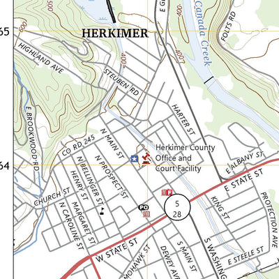 United States Geological Survey Herkimer, NY (2023, 24000-Scale) digital map