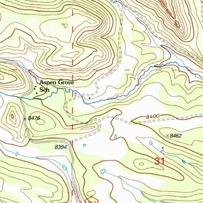 United States Geological Survey Herlick Canyon, CO (1994, 24000-Scale) digital map