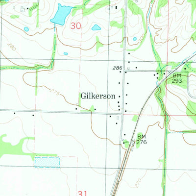 United States Geological Survey Herman, AR (1980, 24000-Scale) digital map