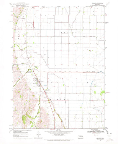 United States Geological Survey Herman, NE (1970, 24000-Scale) digital map