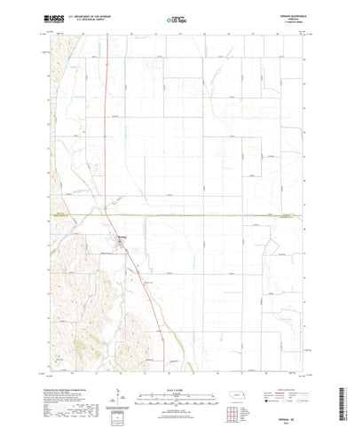 United States Geological Survey Herman, NE (2021, 24000-Scale) digital map