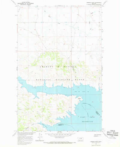 United States Geological Survey Herman Point, MT (1965, 24000-Scale) digital map