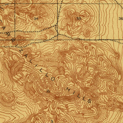 United States Geological Survey Hermanas, NM (1917, 62500-Scale) digital map